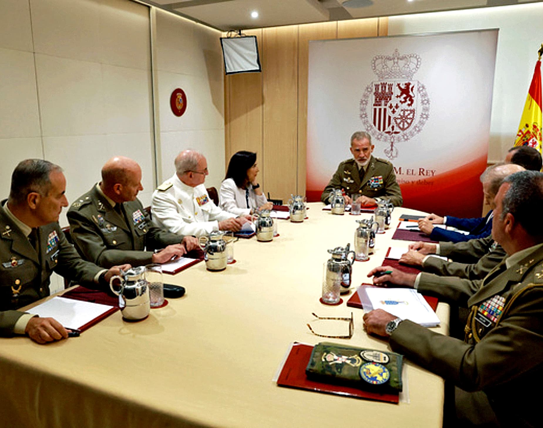 Rey Felipe VI Informado Posterior a Incidente en Aguas Españolas y se Implicó con la Cúpula Militar