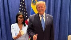 Encuentro entre Donald Trump y Delcy Rodríguez en Nueva York