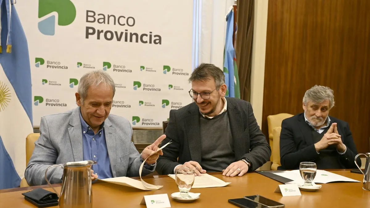 Acuerdo entre Banco Provincia y La Bancaria sobre personal y equipamiento